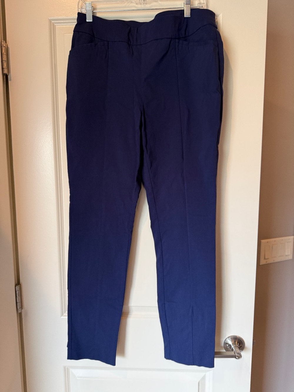 Chico's Straight Leg Pants in Navy Blue 1.5